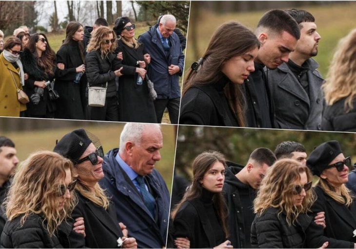 SCENA KOJA KIDA DUŠU! Najpotresnija slika sa sahrane: Porodica se u SUZAMA oprostila od Dejana Milojevića!