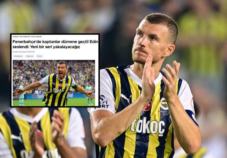 TURSKI MEDIJI JAVLJAJU: Fener je u krizi, ali Džeko je pronašao način da podigne ekipu