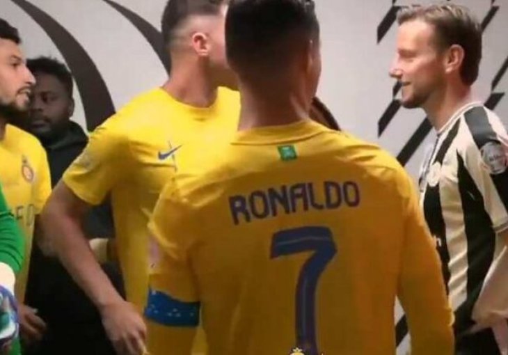 Ivan Rakitić došao u tunel, a onda ga je vidio Cristiano Ronaldo: Snimka je hit! (VIDEO)