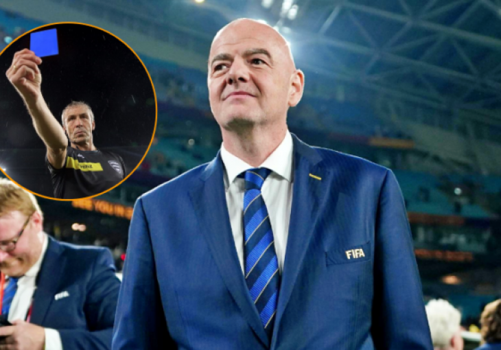 NIŠTA OD UVOĐENJA PLAVOG KARTONA U NOGOMET: FIFA se potpuno protivi toj ideji