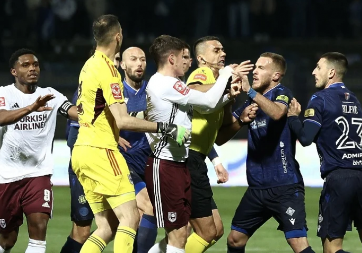 DOBILI KARTONE: Zbog incidenta u 93. minuti Željezničar u narednom kolu bez kapitena i desnog beka