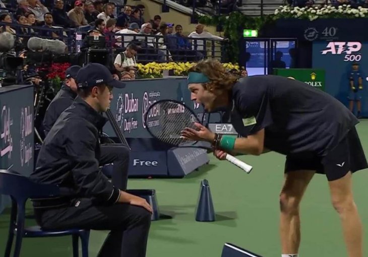 RUBLJOV VIKAO NA SUDIJU, PA SE ŽALIO: Kazna je smanjena, ATP promijenio odluku!