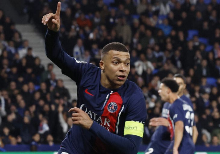Liga prvaka: Parižani na krilima Mbappea eliminisali Real Sociedad!