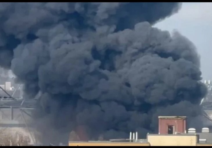 Veliki požar zahvatio krug stadiona St. Mary uoči večerašnje važne utakmice (VIDEO)