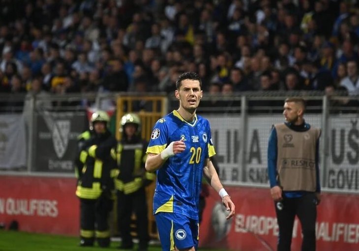 ZMAJ VRLO ZAPAŽEN: Hajradinovićeva supruga nakon Ukrajine, prvi put je zaplakao, igrao je sa slomljenom rukom