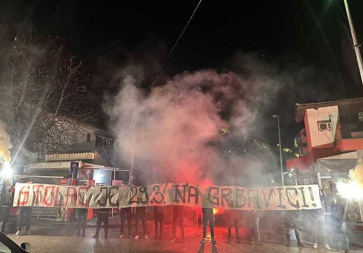 Akcija Veležovih navijača iz svih krajeva Hercegovine, poslali su poruke uoči derbija sa Željom