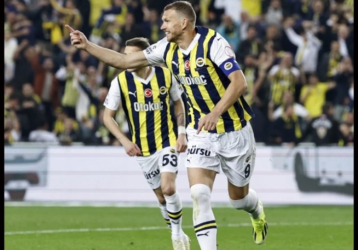 Ultra važna pobjeda Fenerbahcea, Edin Džeko majstorski pogodio!