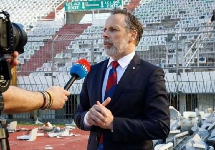 Posramljeni predsjednik Hajduka na rubu suza stao ispred uništene tribine: Ovim riječima se obratio navijačima