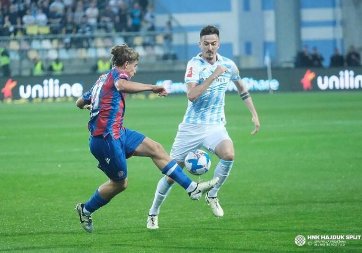 BILI OPET KRATIH RUKAVA: Rijeka u jadranskom derbiju srušila Hajduk i napravila veliki korak ka tituli