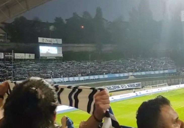 Pogledajte kako je otpjevana Grbavica pred derbi Željezničara i Sarajeva (VIDEO)