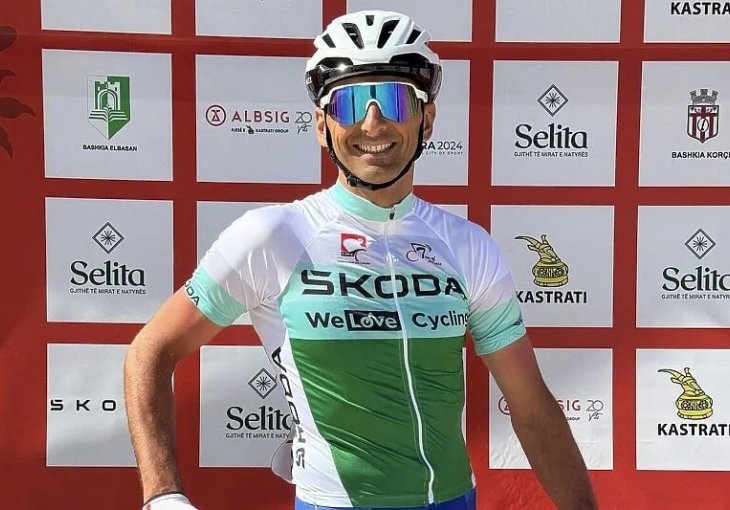 HISTORIJA BH. BICIKLIZMA:Vedad Karić drugim mjestom na Tour of Albania osvojio nevjerovatnih 30 UCI bodova