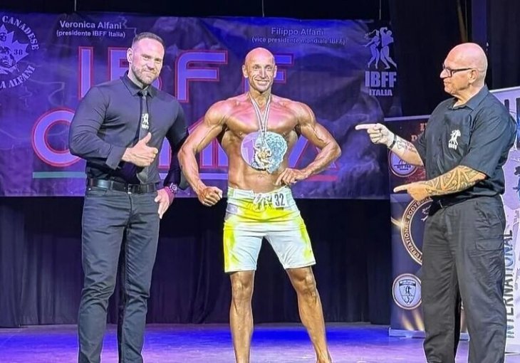 Bh. bodybuilder Adnan Alagić osvojio prvo mjesto na takmičenju 