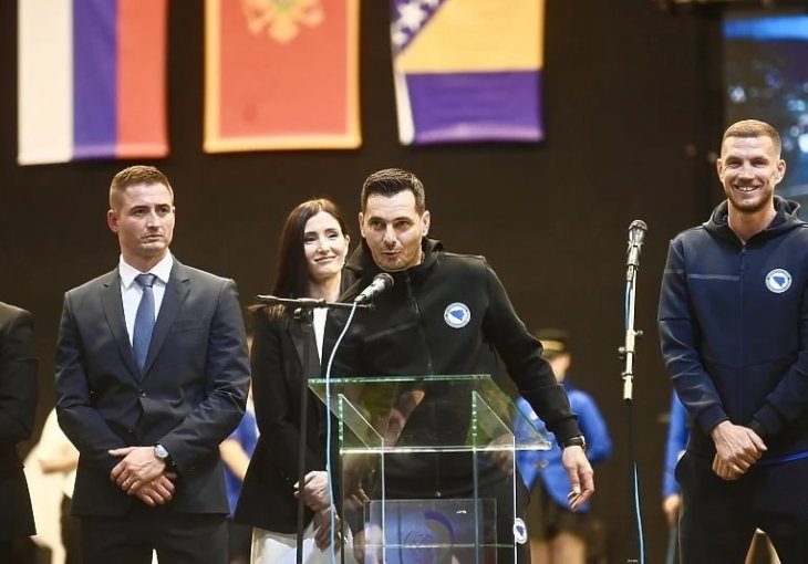 Džeko i Spahić otvorili Evropsko mininogometno prvenstvo u Sarajevu
