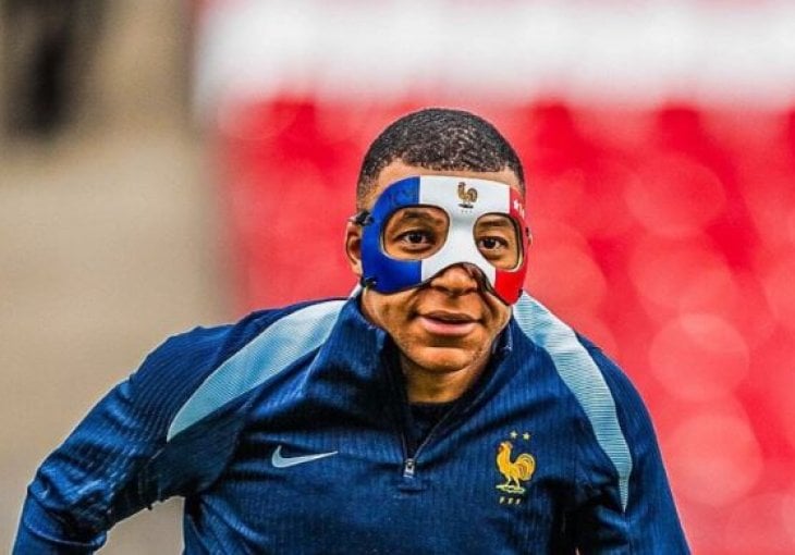 STROGO PRAVILO UEFA-e: Mbappe na Euru ne smije nositi masku s kojom se pojavio na treningu, evo i zašto 