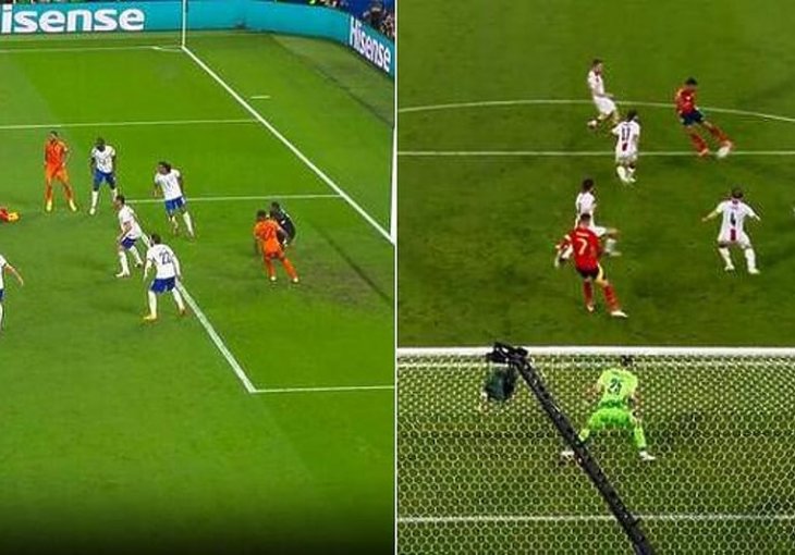 SVE ČARI VAR-a: Simonsu je poništen, a Rodriju priznat sličan pogodak: Kako je Dumfries smetao golmanu, a Morata nije?