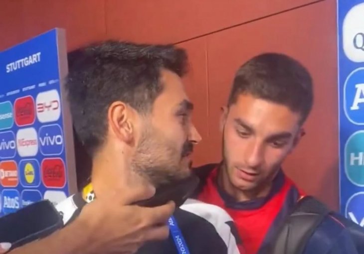 NEVJEROVATNO: Evo šta  je Gundogan pitao Ferrana kad su se sreli u mix zoni(VIDEO)