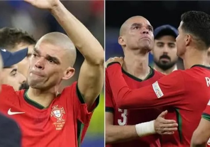 PEPE JE BIO EMOTIVAN NAKON ISPADANJA: Tješio ga Ronaldo, koji je bio u suzama prije nekoliko dana