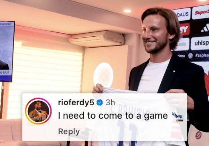 LEGEDARNI STOPER SE OGLASIO: Rio Ferdinand Rakitiću najavio dolazak na Poljud