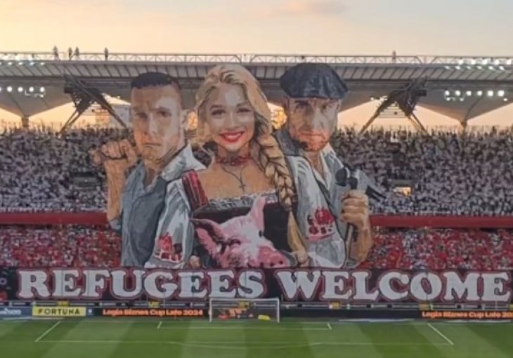 Poljski navijači kroz koreografiju prijetili muslimanima: Hoće li biti reakcije?