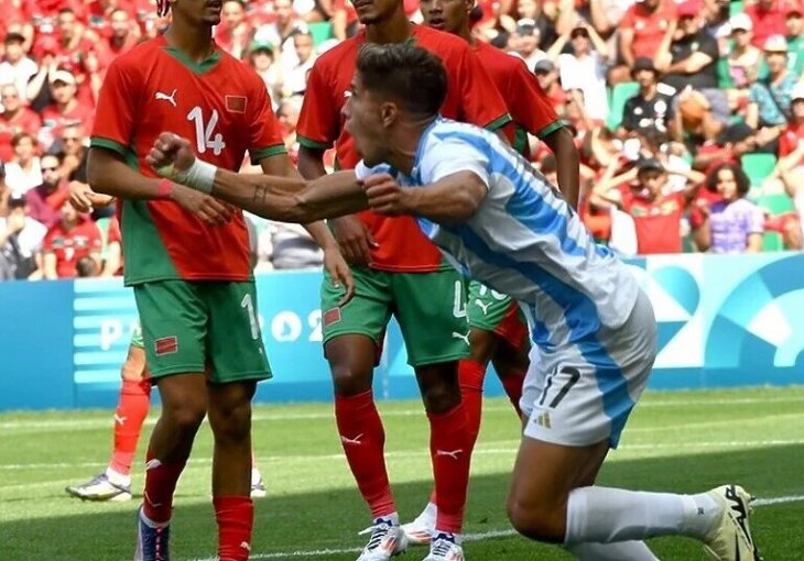 Ludilo na startu olimpijskog turnira: Marokancima u 106. minuti izmakla pobjeda nad Argentinom