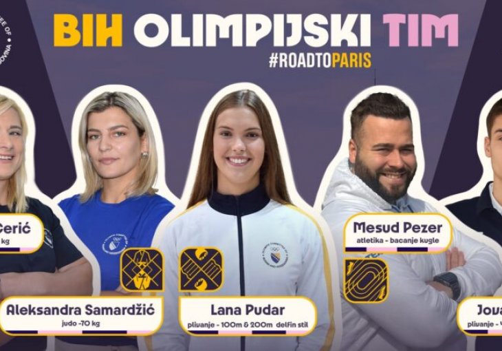 VEČERAS OTVARANJE OLIMPIJSKIH IGARA: Ponos BiH brani pet sportista u Parizu