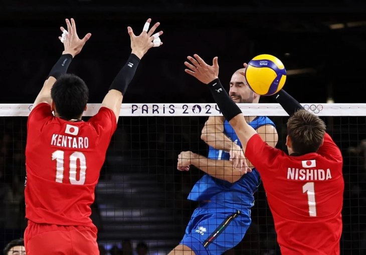PREOKRET ODBOJKAŠA ITALIJE: Italija spasila tri meč lopte protiv Japana i plasirala se u polufinale Olimpijskih igara