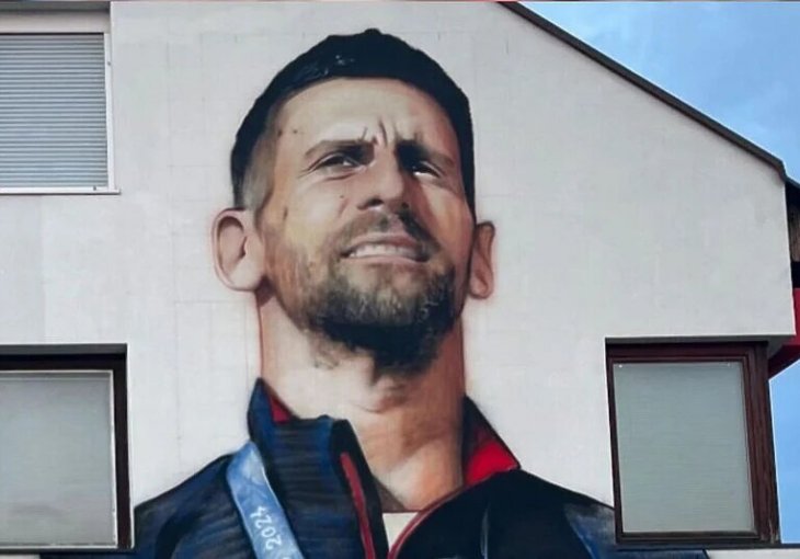 Đoković dobio impoznatan mural u bh. gradu, oduševljeno ga podijelio na Instagramu