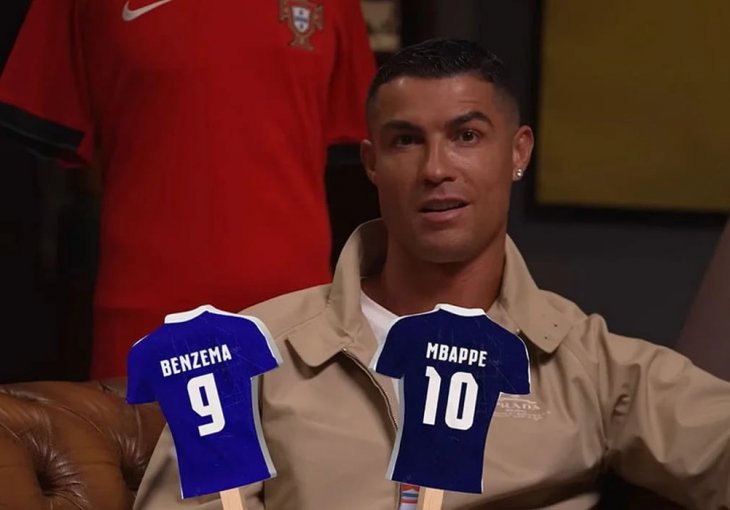 Ronaldo izazvao polemiku: Bez dileme izabrao Mbappea ispred Benzeme(VIDEO)