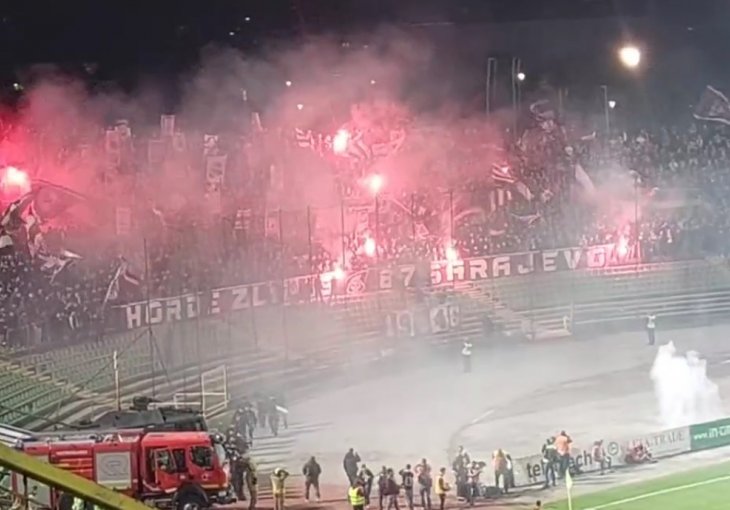 Horde zla stvorile nezaboravnu atmosferu na stadionu Asim Ferhatović-Hase