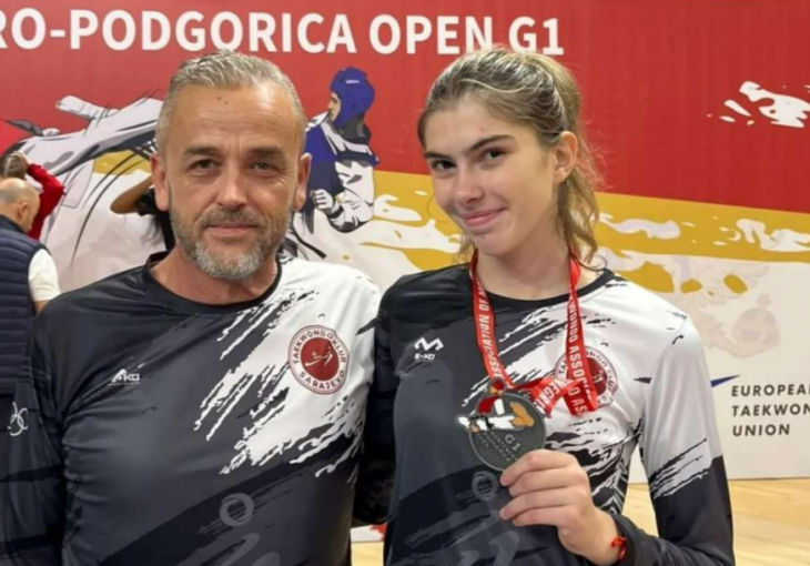 Ada Avdagić osvojila srebro na taekwondo turniru u Podgorici