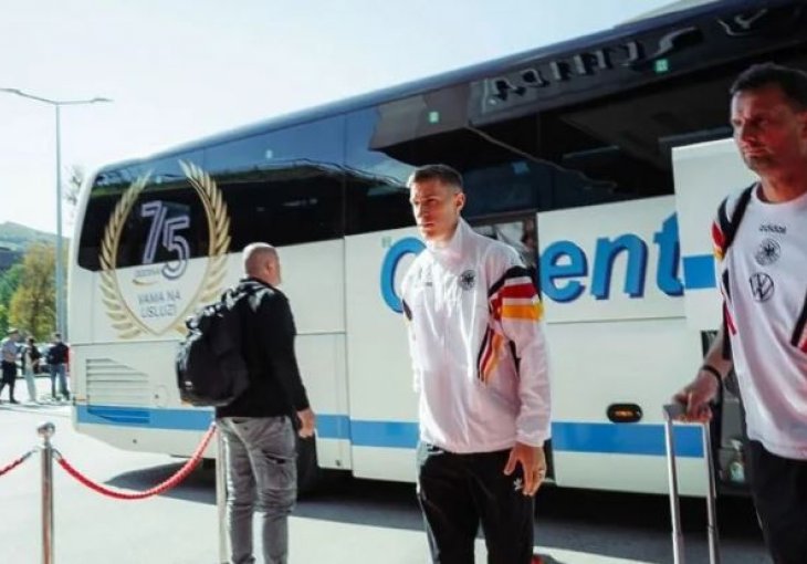 Reprezentacija Njemačke stigla u BiH: Pred meč imali neočekivanu kontrolu