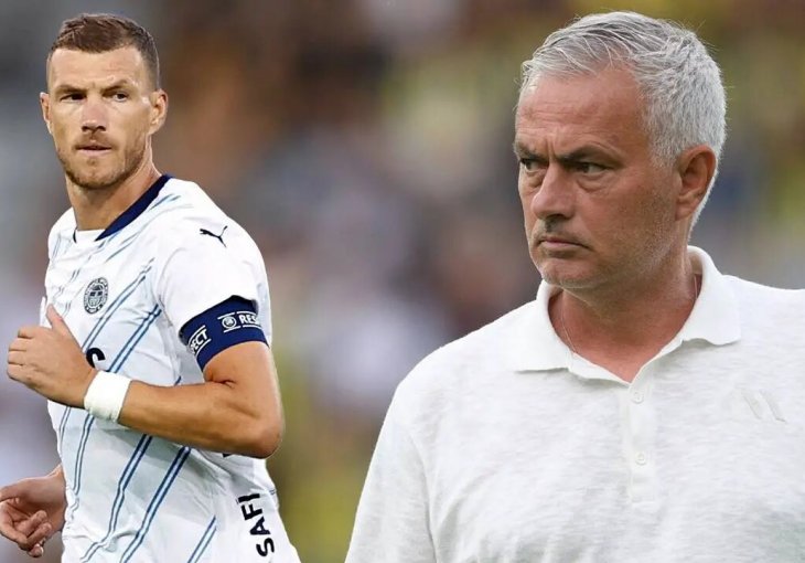 Mourinho razmatra napad: Džeko na klupi protiv Samsunspora?
