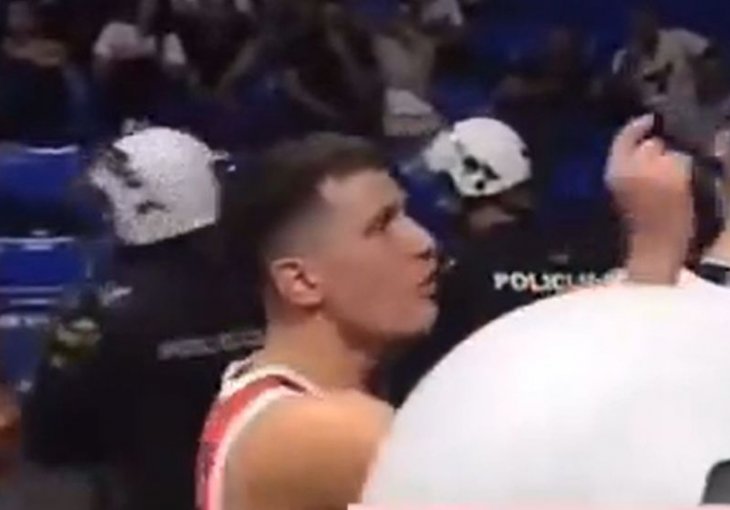 OVO NISTE VIDJELI U TV PRENOSU! Nedović u žestokom klinču s navijačima Budućnosti: Nije ostao imun na psovke i sramne uvrede, evo šta je uradio
