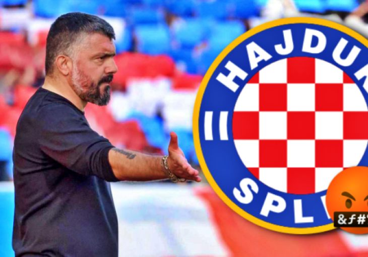 PORAZ OD VARAŽDINA OTKRIO NOVI PROBLEM! Igrač Hajduka javno ‘napao’ Gattusa, pa napravio kukavički potez