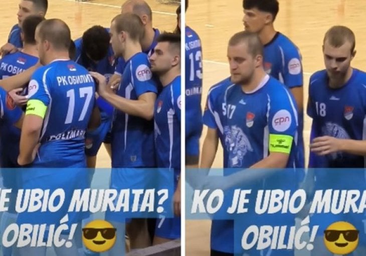 APSURDNO Rukometaši srpskog Obilića na time-outu viču slogan: Ko je ubio Murata?