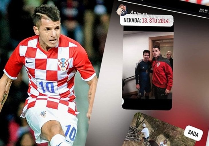 Prije deset godina gurnuo je loptu kroz noge Messiju i zabio. Sad u šumi pili drva