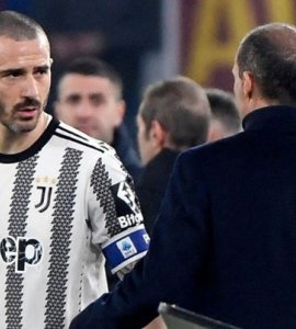 Bonucci je 2017. morao bježati iz Juventusa. Prije toga je doslovno zakucao Allegrija u vrata