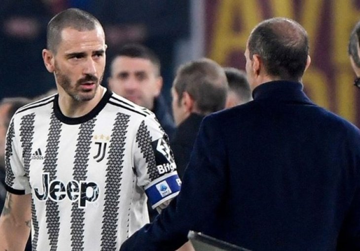 Bonucci je 2017. morao bježati iz Juventusa. Prije toga je doslovno zakucao Allegrija u vrata