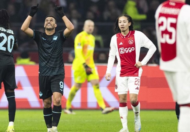 Ajax kod kuće izgubio od Lazija, remi Tottenhama. Ovo su rezultati Europa lige