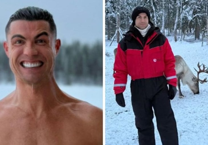 Ronaldo se skinuo na minus osam i pokazao mišiće: Evo gdje dočekuje Božić