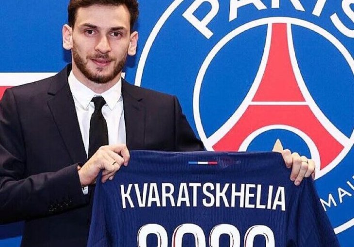 Kvaratskhelia u PSG-u: Petogodišnji ugovor donosi devet miliona eura godišnje!