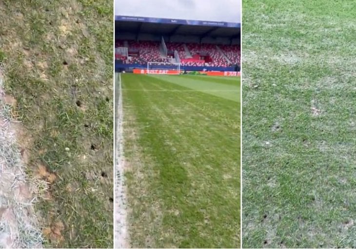 Liga prvaka se večeras igra na stadionu drugoligaša, stanje terena zabrinulo je sve (VIDEO)