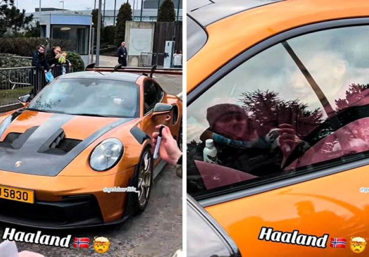 Haaland provozao jedan od najskupljih Porschea i odbio dati autograme