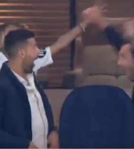 Đoković slavio s tribina: Spektakularan gol Valverdea oduševio šampiona(VIDEO)