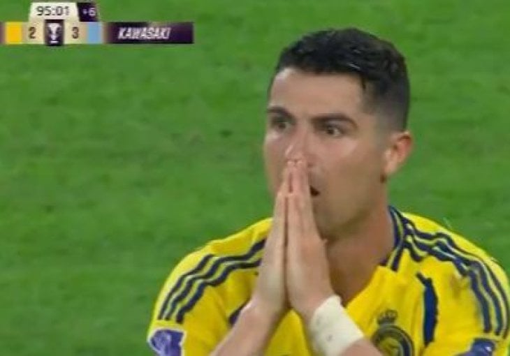 Al Nasr šokantno ispao iz Lige prvaka, Ronaldo ostao u nevjerici nakon velikog promašaja