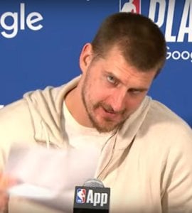 Kćerkica prekinula Jokićev intervju, prvi put možete da joj čujete glas: Rekla je samo jednu riječ, a snimak je obišao svijet VIDEO