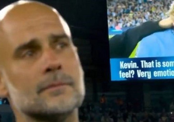 Pep se rasplakao dok je De Bruyne držao oproštajni govor: Dirljiva scena
