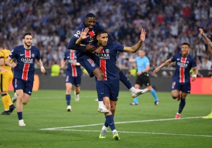 Gori Liga prvaka! Hakimi i Doue torpedirali protivnika – PSG vodi 2:0!