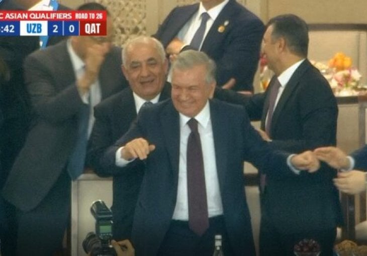 Žurka u Uzbekistanu – predsjednik slavi plasman reprezentacije na Mundijal