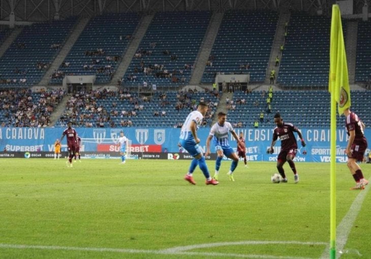 Debakl Sarajeva u Rumuniji: Universitatea izbacila bordo tim iz Evrope s ubjedljivih 4:0